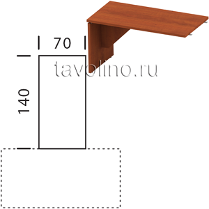 Квадро (Kvadro) КВ2-14 | Брифинг для стола руководителя 140х70х75