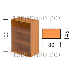 Эрго Ш44Т | Шкаф со стеклом 80х45х109
