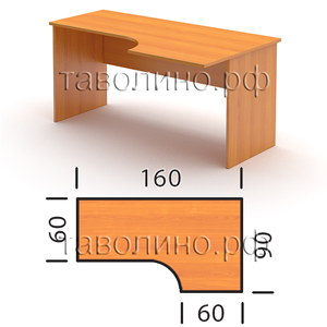 Эрго СТ3-16 (СТ3-16L, СТ3-16R) | Стол 160х90х76