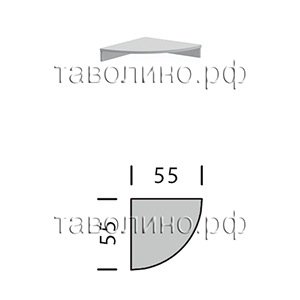 Имаго (Imago) | Подставка под монитор 55х55х10 (металлик)