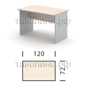 Имаго СП-2 | Стол 120х72х76 (клён / венге + металлик)