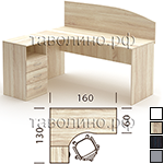 Стол офисный угловой SIMPLE КМП-013