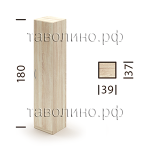 Симпл (Simple) SIMPLE SR-5U.1 L/R | Шкаф закрытый узкий, 39х37х180 см - купить в Петербурге